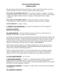 2014 September 30, Faculty Senate Minutes