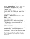 2015 November 10, Faculty Senate Minutes
