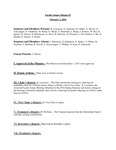 2016 February 2, Faculty Senate Minutes