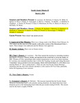 2016 March 1, Faculty Senate Minutes