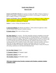 2016 March 22, Faculty Senate Minutes
