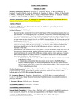2019 February 5, Faculty Senate Minutes