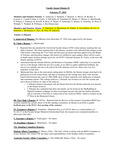 2019 February 5, Faculty Senate Minutes