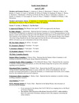 2019 April 23, Faculty Senate Minutes