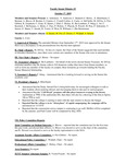 2019 October 1, Faculty Senate Minutes