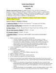 2021 September 21, Faculty Senate Minutes by State University of New York at Cortland