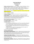 2021 November 23, Faculty Senate Minutes by State University of New York at Cortland