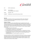 2021 December 3, Faculty Senate Minutes by State University of New York at Cortland