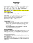 2021 November 23, Faculty Senate Minutes by State University of New York at Cortland