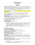 2022 April 19, Faculty Senate Minutes by State University of New York at Cortland
