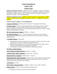 2023 March 21, Faculty Senate Minutes