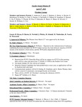 2023 April, 4; Faculty Senate Minutes