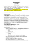 2023 May, 2; Faculty Senate Minutes