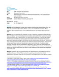 2023 April, 22; Faculty Senate Minutes