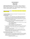 2024 January 30, Faculty Senate Minutes