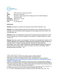 2024 January 20, Faculty Senate Minutes