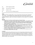 2024 February 16, Faculty Senate Minutes