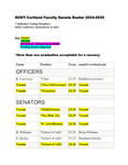 2024 March 14, Faculty Senate Minutes