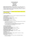 2024 April, 16; Faculty Senate Minutes