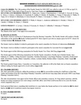 2005 April, 19; Faculty Senate Minutes