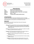 2025 March 11, Faculty Senate Minutes