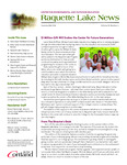 Raquette Lake News, Summer/Fall 2014 by State University of New York College at Cortland