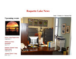 Raquette Lake News, Summer/Fall 2016 by State University of New York College at Cortland