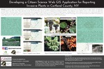 Developing a Citizen Science Web GIS Application for Reporting Invasive Plants in Cortland County, NY by Connor Brierton and Christopher Badurek