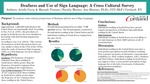Deafness and Use of Sign Language: A Cross Cultural Survey by Arielle Curry and Hannah Truman