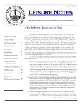 Leisure Notes, Summer-Fall 2007 by State University of New York College at Cortland