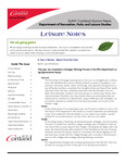 Leisure Notes, Summer-Fall 2009 by State University of New York College at Cortland