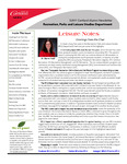 Leisure Notes, 2014-2016 by State University of New York College at Cortland