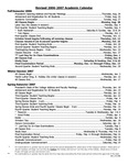 Academic Calendar, 2006-2007 by State University of New York College at Cortland