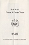 Smith Tower Dedication by State University of New York College at Cortland