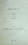 1966-1967 Resident Handbook by State University of New York College at Cortland