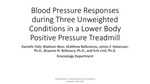 Blood Pressure Responses during Three Unweighted Conditions in a Lower Body Positive Pressure Treadmill