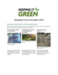 Keeping It Green Newsletter, December 2024 by State University of New York College at Cortland