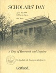 2006 Scholar's Day Program by State University of New York at Cortland