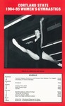 1984-1985 Team Guide, Women's Gymnastics by State University of New York College at Cortland